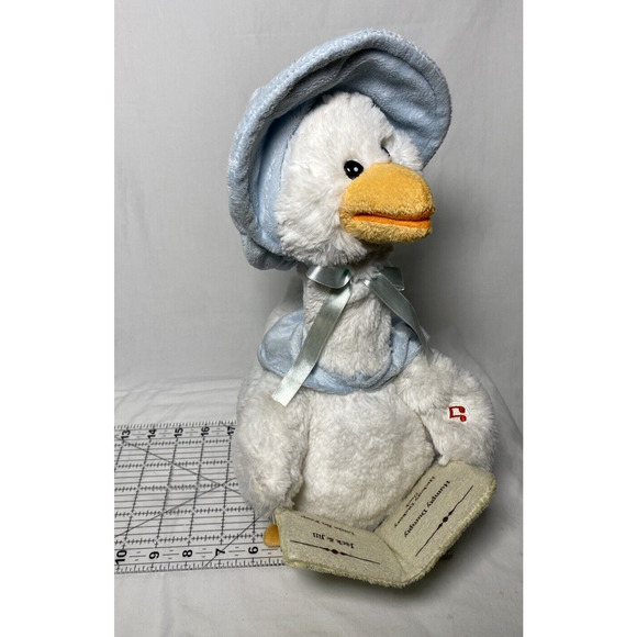 Cuddle Barn Mother Goose Animated 15" Plush Talking Stuffed Animal Nursery Rhyme - Picture 16 of 16